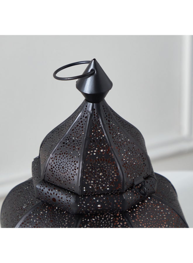 Home Box Isaba Metal Dome Cutwork Lantern - 18x18x28 cm - Image 4